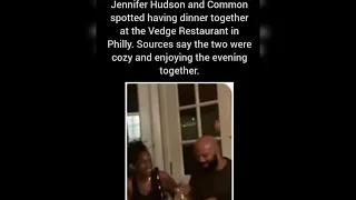 Jennifer Hudson and Common spotted together having dinner in Philly at the Vedge Restaurant.