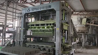 Concrete block Machine TPM10000G: Stable, Speedy and Strong 💪