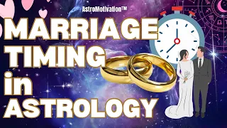 MARRIAGE TIMING! 💍⏰: Quick & Easy Timing Technique For Marriage In Life! ✨💕#astrology