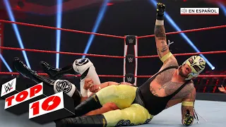 Top 10 Mejores Momentos de Raw En Español: WWE Top 10, Mar. 16, 2020