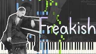 Jelly Roll Morton - Freakish 1929 (Classic Jazz Piano Synthesia)