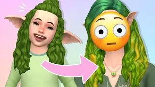 TODDLER TO ADULT CHALLENGE | Sims 4 Create A Sim Challenge 🧚🏻‍♀️