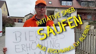Sepp Bumsinger als Aktivist für den Bierpreis - SMEB