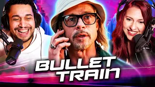 BULLET TRAIN (2022) MOVIE REACTION - THIS GUY IS UNLUCKY! -  FIRST TIME WATCHING - REVIEW