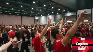 Liverpool Fans Goal Celebration ** UCL FINAL **