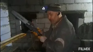 Chain saw цепная пила для болгарки.