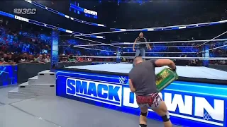 29TH July Smack Down Brock Lesnar & Drew McIntyre Destroy Austin Theory