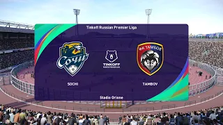 PES 2021 | Sochi vs Tambov - Russia Premier League | 19/03/2021 | 1080p 60FPS