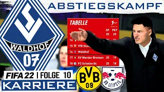 FIFA 22: ABSTIEGSKAMPF am LETZTEN  Spieltag! 😳🔷 Waldhof Mannheim Karriere ⚽ Soldiro #10