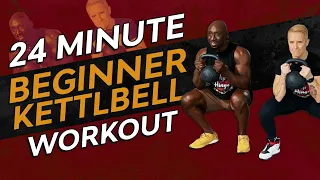 24 Minute Beginner Kettlebell Workout | Full Body Circuit for Men and Women