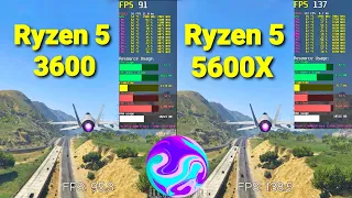 Ryzen 5 3600 vs Ryzen 5 5600X | RTX 3070 | 1080p | Performance Test