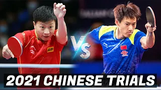 Ma Long 马龙 vs 周雨 Zhou Yu ​| 2021 Chinese Trials (Group Stage)