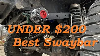 HOW TO BUILD THE BEST (OFFROAD SWAYBAR) CHEAP