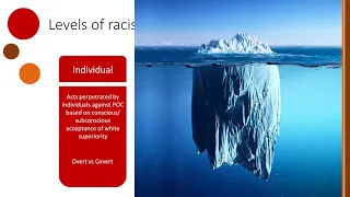 Racism: Individual, Institutional, and Structural