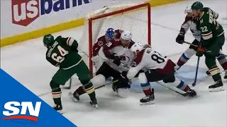 Mikael Grandlund Finds Daylight And Beats Semyon Varlamov From A Sharp Angle