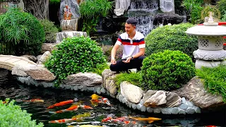 Asia's $1,000,000 dollar FISH POND and GARDEN DESIGN