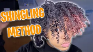 DEFINING MY CURLS (SHINGLING METHOD)