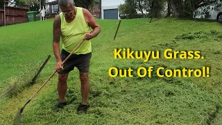 Kikuyu Grass  Out of control