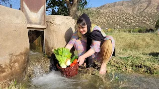 High pressure springs in the village of Iran | village lifestyle of Iran
