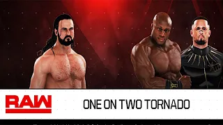 Drew McIntyre vs MVP & Bobby Lashley- One On Two- Handicap Match- RAW 2020- WWE-2K20- Gameplay