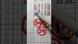 (超群今彩539).5月15日(1).上期中07.11.20.22.請訂閱按小鈴鐺.謝謝感恩.