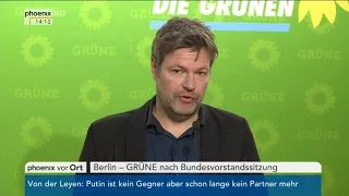 Pressekonferenz der Grünen mit Robert Habeck vom 19.03.2018