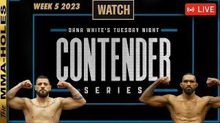 Contender Series 2023 Week 5: Bruno Lopes vs. Brendson Ribeiro + Sidey vs Taveras LIVE Reaction