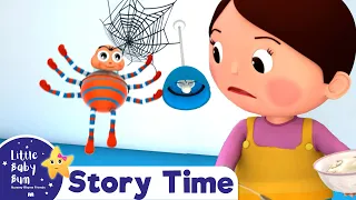 Little Miss Muffet | Story Time | Nursery Rhymes and Kids Songs | Little Baby Bum