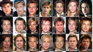 Brad Pitt Evolution (Transformation 1986-2021)