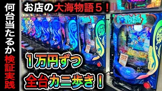 【602日目】大海物語5実践動画！お店の大海5を全台カニ歩くとどうなる？（ガチ実践動画2024/2/20）