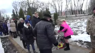 Аллея памяти погибшим героям АТО на территории ВЧ в Василькове.