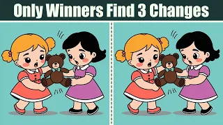 Spot The Difference : Only Winners Find 3 Changes | Find The Difference #170
