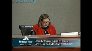 05/21/2019 Federal Way City Council - Regular Meeting