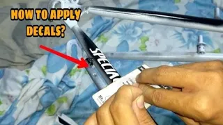 How To Apply Decals or Stickers On Your Bike | Jec Bisikleta
