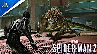 Peter Vs Doctor Connors Transformation & Boss Fight Lizard Chase Scene Marvel's Spider-Man 2 PS5