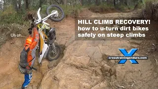 Failed hill climb recovery: how to get back down again!︱Cross Training Enduro