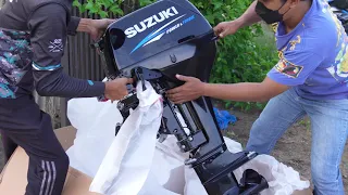 Unboxing Suzuki 15HP  Engine - Vlog 1#