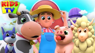 Old Macdonald Had a Farm | kids tv nursery rhymes | This is the way | Wheels on the bus