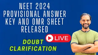 NEET 2024 Provisional Answer key Doubt clarification #neetreult2024