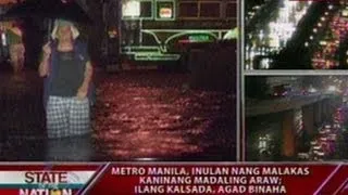SONA: Metro Manila, inulan nang malakas kaninang madaling araw; Ilang kalsada, agad binaha