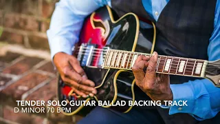 Tender Guitar Solo Ballad Backing Track in D Minor 70 Bpm