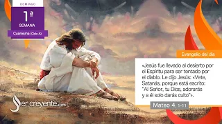 Evangelio del día 26 febrero 2023 (Jesús fue tentado por el diablo)