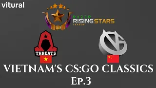 THREATS (VIETNAM) vs VICI GAMING (CHINA) - RAZER RISING STARS SEA LEAGUE[VIETNAM'S CSGO CLASSICS #3]