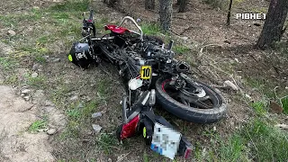 Ампутація ноги та пальців руки. У Сарненському районі важко травмувався мотоцикліст