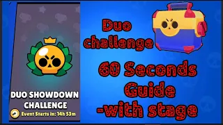 The Duos Challenge 60 Seconds guide (with maps and stages),Brawl Stars | Duos Challenge Guide |