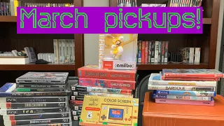 March 2021 video game pickups!