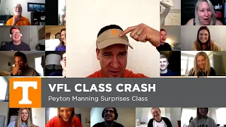 #VFLClassCrash—Peyton Manning Surprises Online Class