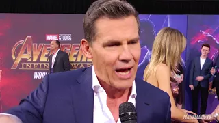 Avengers Infinity War Red Carpet with  Josh Brolin telling it how it was...