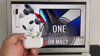 One AirPod Not Working When Connected To Mac (Fixed!)