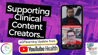 YouTube Health Clinical Creators conference Update